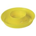 Miller Mfg 1 qt ScrewOn Poultry Waterer Base Yellow 740YELLOW